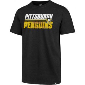 47 NHL PITTSBURGH PENGUINS SHADOW CLUB TEE Pánské tričko, Černá,Bílá,Žlutá, velikost