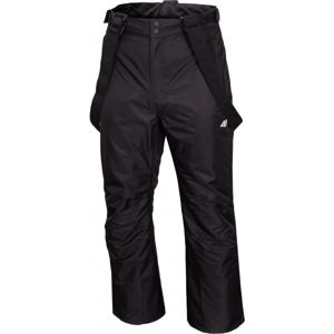 4F MEN´S SKI TROUSERS Pánské lyžařské kalhoty, Černá,Bílá, velikost L