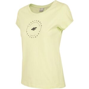 4F WOMEN'S T-SHIRT Dámské tričko, žlutá, veľkosť S