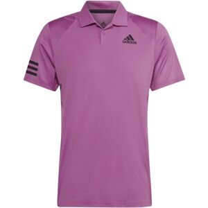 adidas CLUB 3STR POLO Pánské tričko, fialová, velikost XL