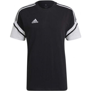adidas CON22 TEE Pánské tričko, černá, velikost L