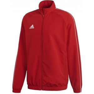adidas CORE18 PRE JKT červená L - Sportovní pánská bunda