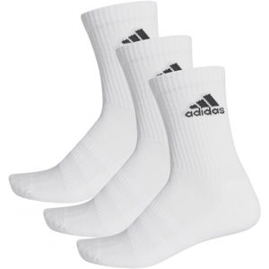 adidas CUSH CRW 3PP bílá 43 - 46 - Set ponožek