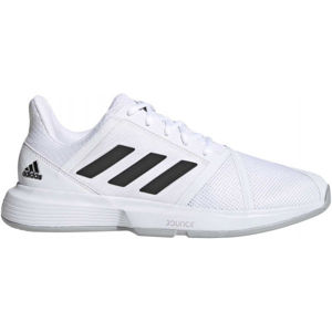 adidas COURTJAM BOUNCE bílá 7.5 - Pánská tenisová obuv