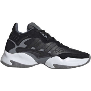adidas STREETSPIRIT 2.0 Pánská basketbalová obuv, Černá,Tmavě šedá,Bílá, velikost 43 1/3