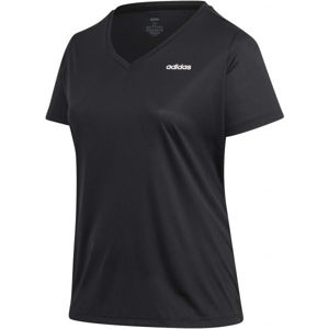 adidas D2M INC T černá 2x - Dámské sportovní tričko