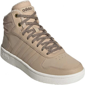 adidas HOOPS 2.0 MID Dámská volnočasová obuv, béžová, velikost 40 2/3