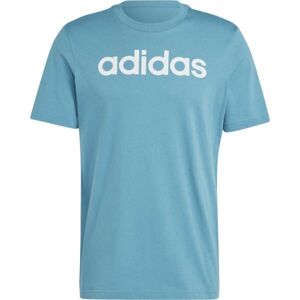 adidas LIN SJ T Pánské tričko, tmavě modrá, velikost L