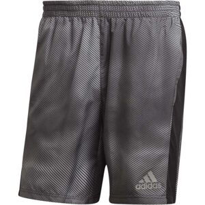 adidas OTR CB SHORT Pánské běžecké šortky, tmavě šedá, velikost L