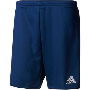 adidas PARMA 16 SHORT JR Juniorské fotbalové trenky, Tmavě modrá,Bílá, velikost