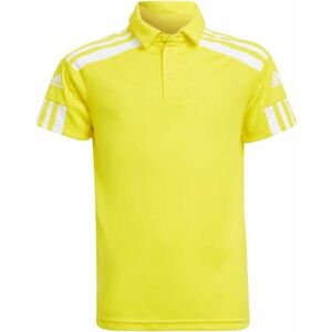 adidas SQ21 POLO Y Juniorské polo triko, žlutá, velikost 152