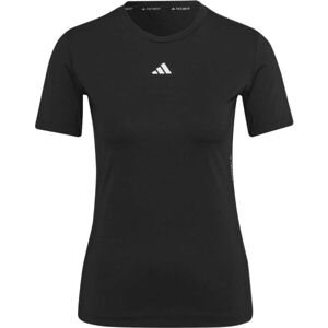 adidas TECHFIT TEE Dámské tréninkové tričko, černá, velikost