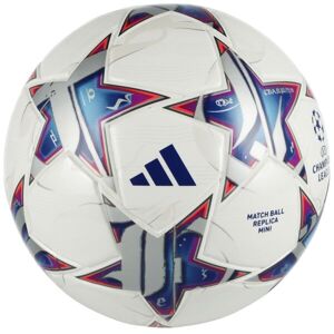 adidas UCL MINI Mini fotbalový míč, bílá, velikost 1
