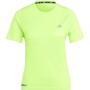 adidas ULTIMATTEE KNIT Dámské běžecké tričko, reflexní neon, velikost S