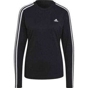 adidas 3S LS T Dámské tričko, černá, velikost L