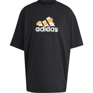 adidas FLOWER PACK BADGE OF SPORT TEE Dámské triko, černá, velikost