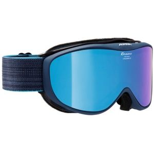 Alpina Sports CHALLENGE 2.0 MM Unisexové sjezdové brýle, modrá, velikost UNI