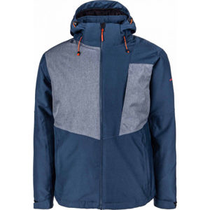 ALPINE PRO JERM Pánská lyžařská bunda, modrá, veľkosť M
