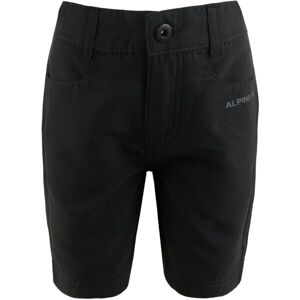 ALPINE PRO FEBRO Dětské kalhoty, černá, velikost 128-134
