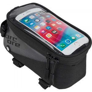 Arcore TOP FRAME BAG PHONE Cyklo brašna na rám s pouzdrem na telefon, Černá,Transparentní, velikost