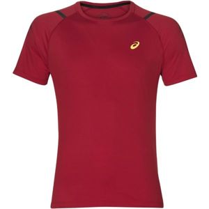 Asics ICON SS TOP červená XL - Pánské běžecké triko