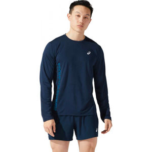 Asics Pánské běžecké triko Pánské běžecké triko, tmavě modrá, velikost L
