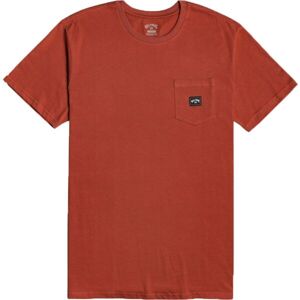 Billabong STACKED SS Pánské tričko, červená, velikost S