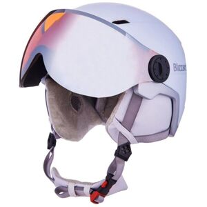 Blizzard W2W DOUBLE VISOR Lyžařská helma, bílá, velikost