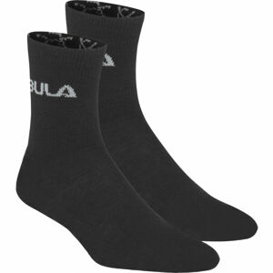Bula 2PK WOOL SOCK Pánské ponožky, Černá,Bílá, velikost L