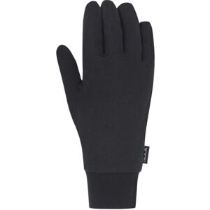 Bula WOOL GLOVE LINER Pánské vnitřní vlněné rukavice, černá, veľkosť XL