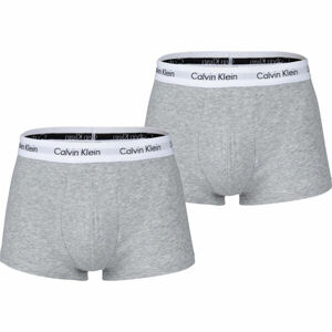 Calvin Klein 3 PACK LO RISE TRUNK Pánské boxerky, šedá, veľkosť L