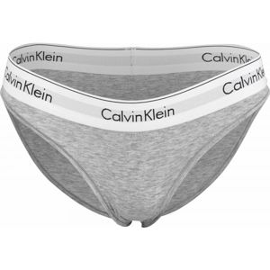 Calvin Klein BIKINI šedá S - Dámské kalhotky