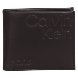Calvin Klein MONOGRAM SOFT BIFOLD AOP Peněženka, černá, velikost UNI