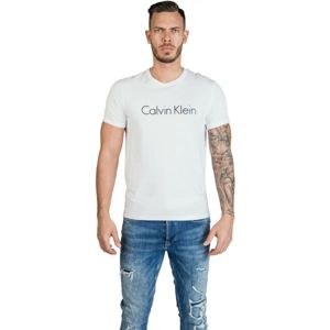Calvin Klein S/S CREW NECK bílá M - Pánské tričko