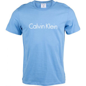 Calvin Klein S/S CREW NECK modrá M - Pánské tričko