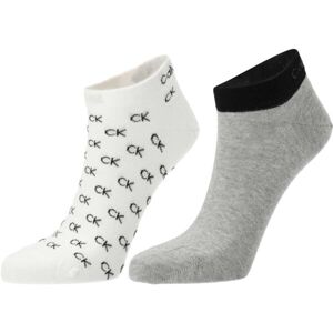 Calvin Klein SNEAKER 2P Pánské ponožky, šedá, velikost