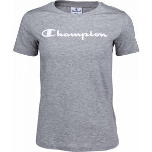 Champion CREWNECK T-SHIRT šedá S - Dámské tričko
