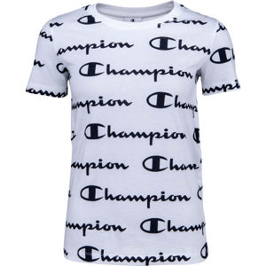 Champion CREWNECK T-SHIRT bílá L - Dámské tričko