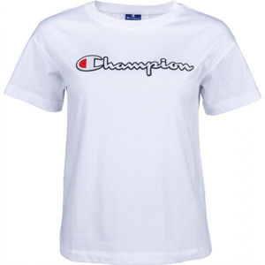 Champion CREWNECK T-SHIRT bílá S - Dámské tričko