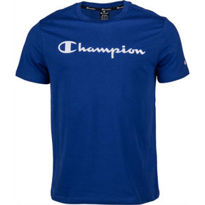 Champion CREWNECK T-SHIRT modrá L - Pánské triko