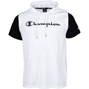 Champion HOODED SLEEVELESS T-SHIRT bílá M - Pánské triko s kapucí