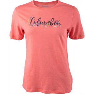 Columbia BLUEBIRD DAY RELAXED CREW NECK Dámské tričko, růžová, veľkosť L