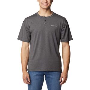 Columbia CORAL RIDGE PERFORMANCE SHORT SLEEVE Pánské tričko, tmavě šedá, velikost XL
