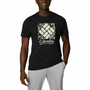 Columbia M RAPID RIDGE GRAPHIC TEE Pánské triko, tmavě šedá, veľkosť XXL