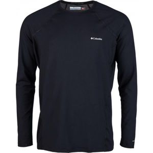 Columbia MIDWEIGHT LS TOP M Pánské funkční triko, Černá,Bílá, velikost XL