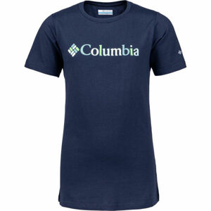 Columbia SWEAT PINES GRAPHIC SHORT SLEEVE TEE Dětské triko, růžová, veľkosť L