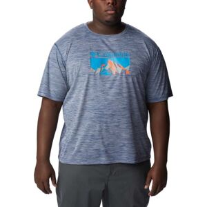 Columbia ZERO RULES SHORT Pánské triko, modrá, velikost 4x