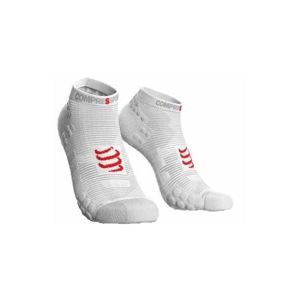 Compressport RACE V3.0 RUN LO Běžecké ponožky, bílá, velikost 42-44