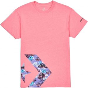 Converse STAR CHEVRON INFILL RELAXED TEE růžová M - Dámské triko