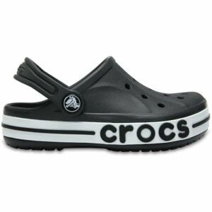 Crocs BAYABAND CLOG K Černá C6 - Dětské pantofle